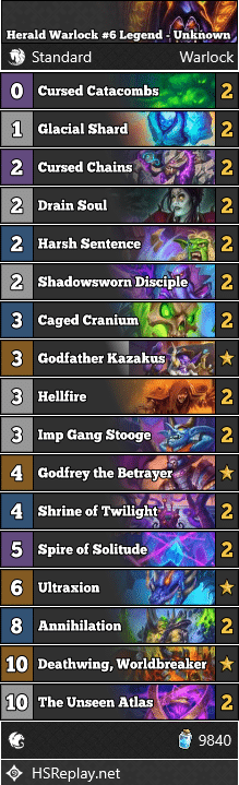 Herald Warlock #6 Legend - Unknown