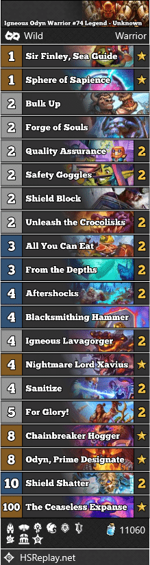 Igneous Odyn Warrior #74 Legend - Unknown