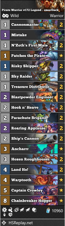 Pirate Warrior #172 Legend - smartluck