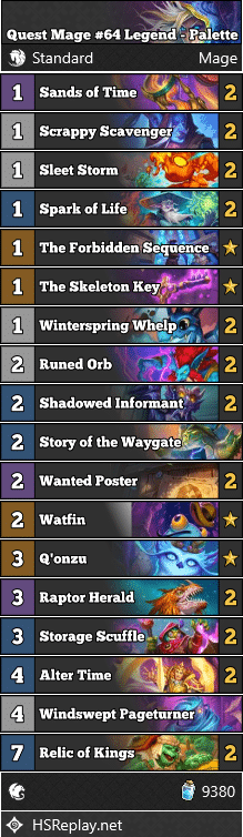 Quest Mage #64 Legend - Palette