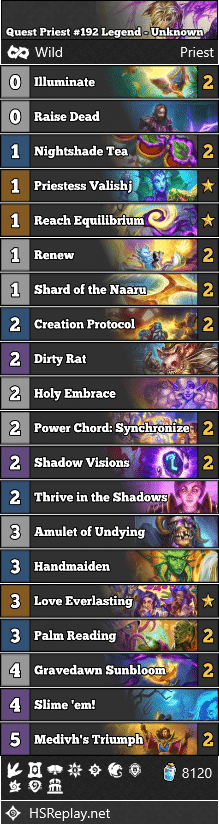 Quest Priest #192 Legend - Unknown