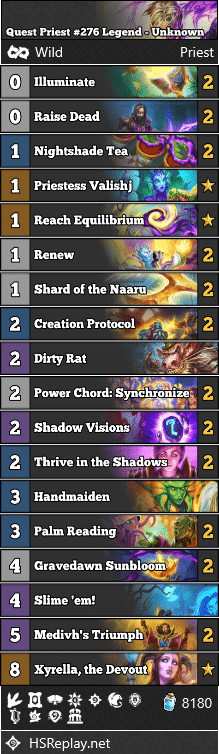 Quest Priest #276 Legend - Unknown