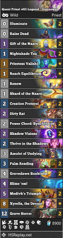 Quest Priest #65 Legend - Unknown