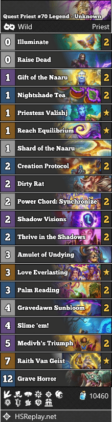 Quest Priest #70 Legend - Unknown