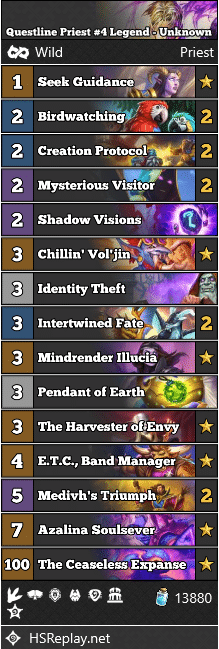 Questline Priest #4 Legend - Unknown