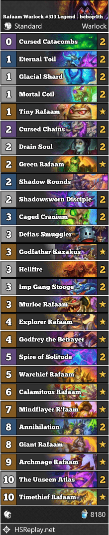 Rafaam Warlock #313 Legend - bebop4th