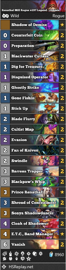 Renathal Mill Rogue #297 Legend - commie