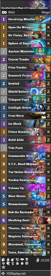 Renathal Quest Mage #27 Legend - Unknown