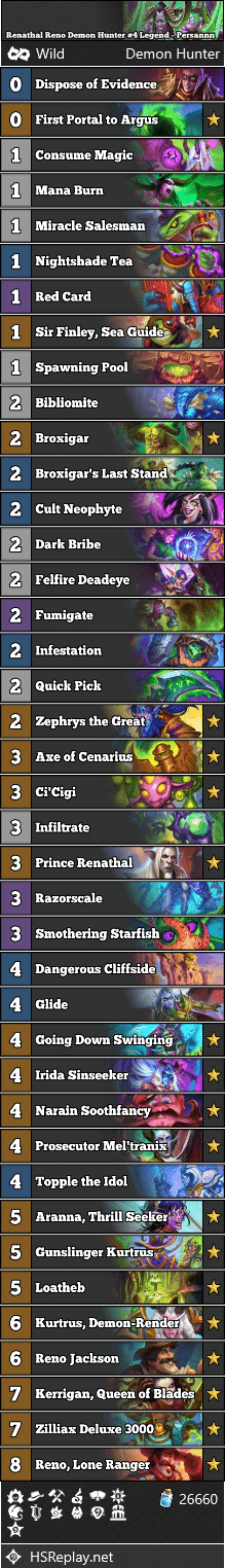 Renathal Reno Demon Hunter #4 Legend - Persannn