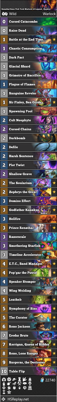 Renathal Reno Tick Tock Warlock #4 Legend - Kash1ri