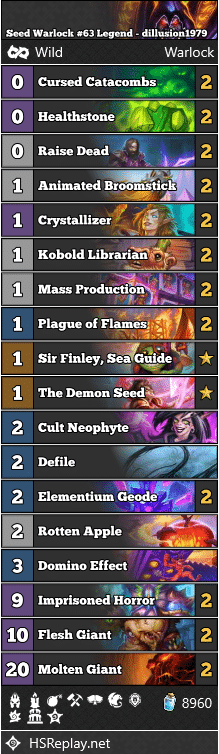 Seed Warlock #63 Legend - dillusion1979