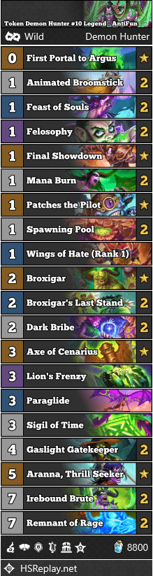 Token Demon Hunter #10 Legend - AntiFun