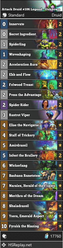 Attack Druid #106 Legend - Unknown