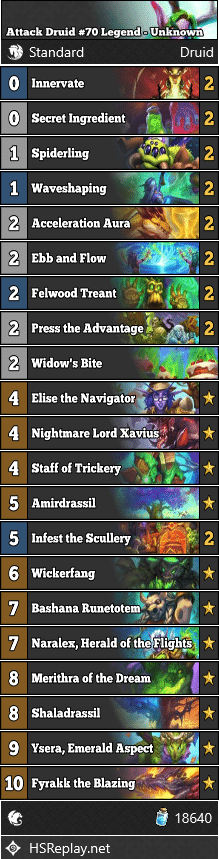 Attack Druid #70 Legend - Unknown