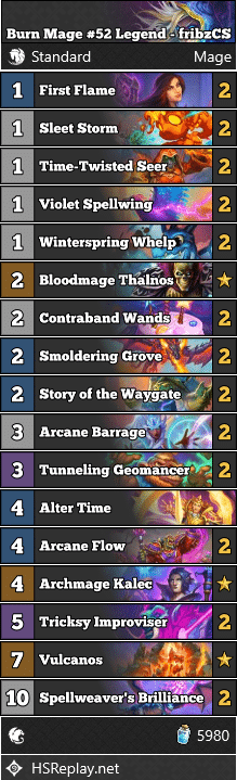 Burn Mage #52 Legend - fribzCS