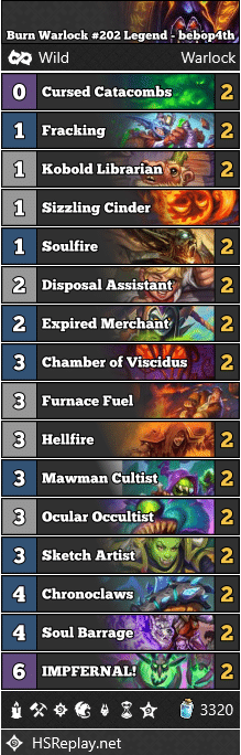 Burn Warlock #202 Legend - bebop4th