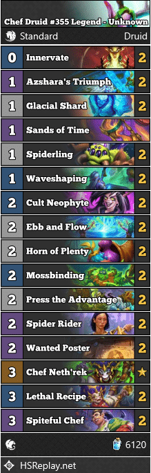 Chef Druid #355 Legend - Unknown