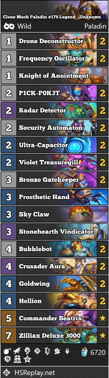 Clone Mech Paladin #178 Legend - Unknown