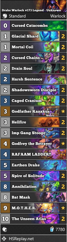 Drake Warlock #173 Legend - Unknown