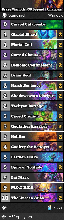 Drake Warlock #78 Legend - Unknown