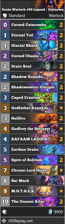 Drake Warlock #90 Legend - Unknown