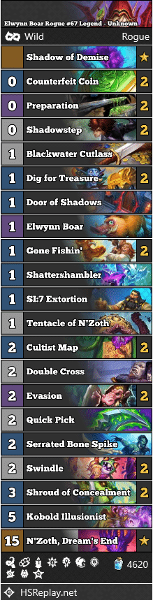 Elwynn Boar Rogue #67 Legend - Unknown