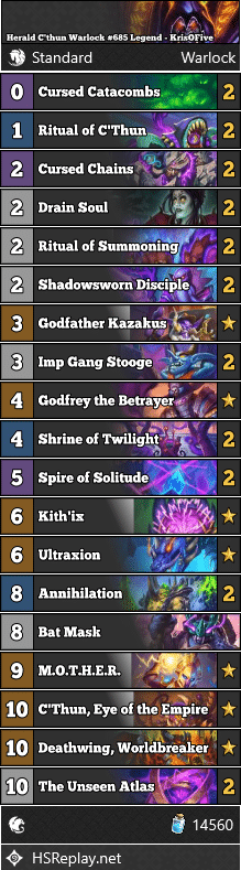 Herald C'thun Warlock #685 Legend - KrisOFive