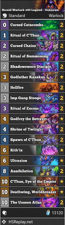 Herald Warlock #84 Legend - Unknown