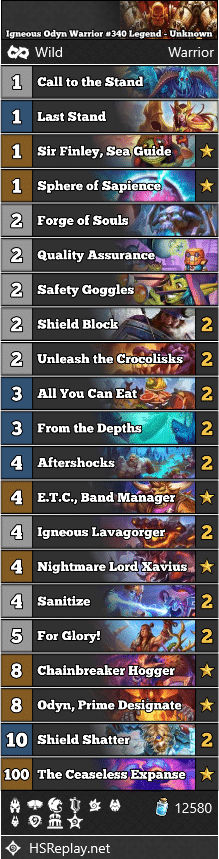 Igneous Odyn Warrior #340 Legend - Unknown