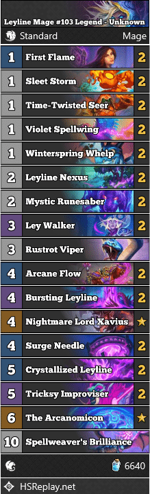 Leyline Mage #103 Legend - Unknown