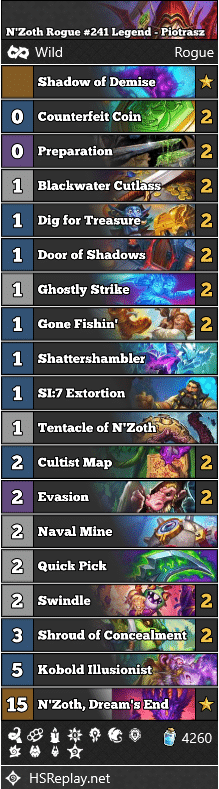 N'Zoth Rogue #241 Legend - Piotrasz