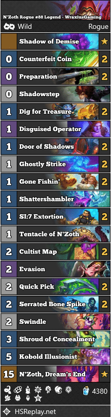 N'Zoth Rogue #88 Legend - WraxiusGaming