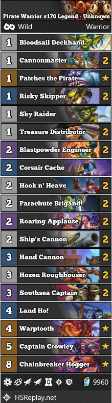 Pirate Warrior #170 Legend - Unknown