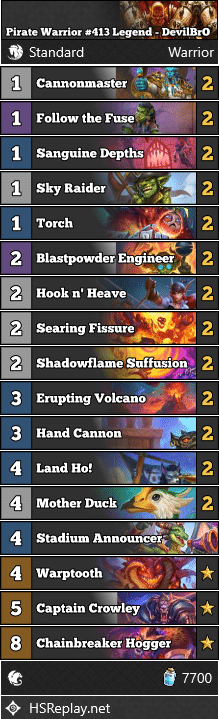Pirate Warrior #413 Legend - DevilBrO