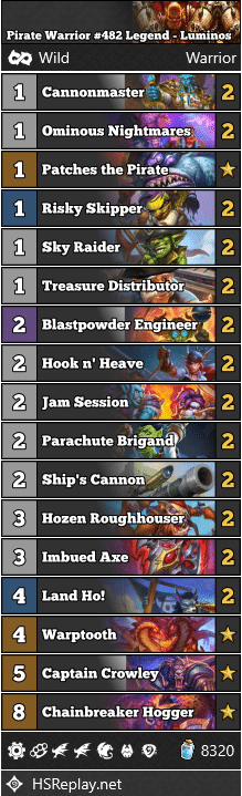 Pirate Warrior #482 Legend - Luminos