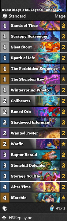 Quest Mage #181 Legend - Unknown