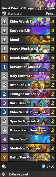 Quest Priest #10 Legend - Unknown