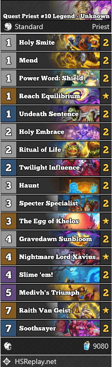 Quest Priest #10 Legend - Unknown