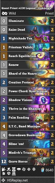 Quest Priest #230 Legend - Unknown