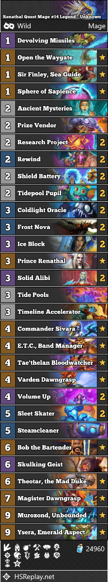 Renathal Quest Mage #14 Legend - Unknown
