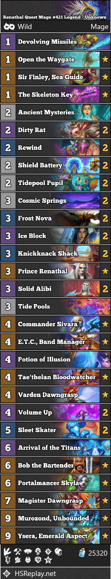 Renathal Quest Mage #421 Legend - Unknown
