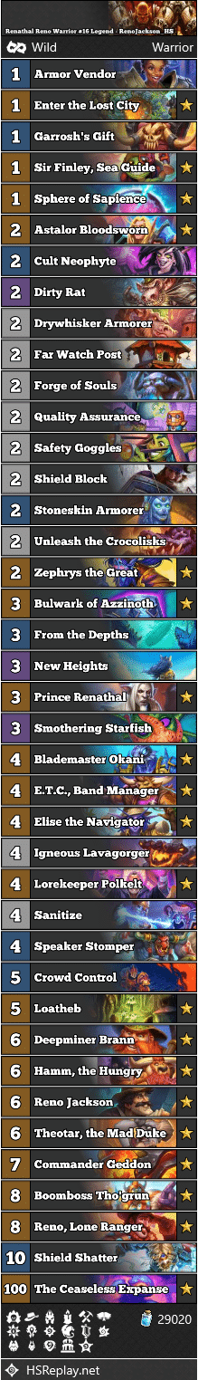 Renathal Reno Warrior #16 Legend - RenoJackson_HS