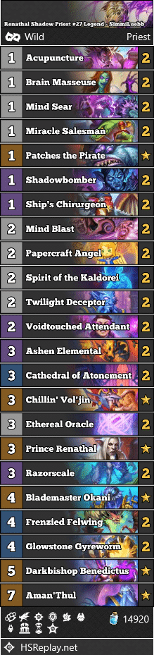Renathal Shadow Priest #27 Legend - SimmiLuebb