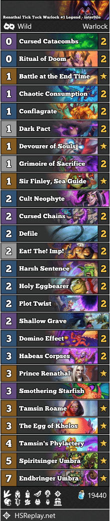 Renathal Tick Tock Warlock #1 Legend - inter0ilo