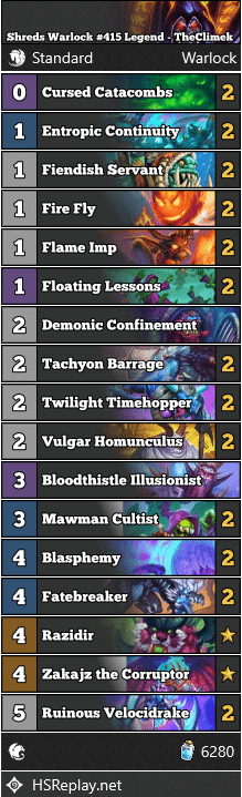 Shreds Warlock #415 Legend - TheClimek