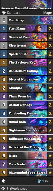 Summoner Mage #353 Legend - Unknown