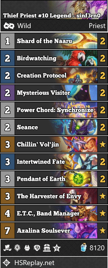 Thief Priest #10 Legend - sinf3rn0