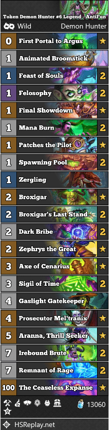 Token Demon Hunter #6 Legend - AntiFun