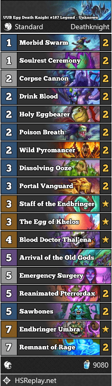 UUB Egg Death Knight #187 Legend - Unknown