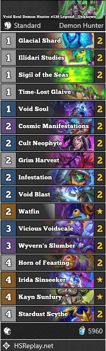 Void Soul Demon Hunter #138 Legend - Unknown